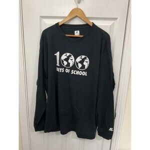 Russell Athletic '100 Days of School' Long Sleeve T-Shirt